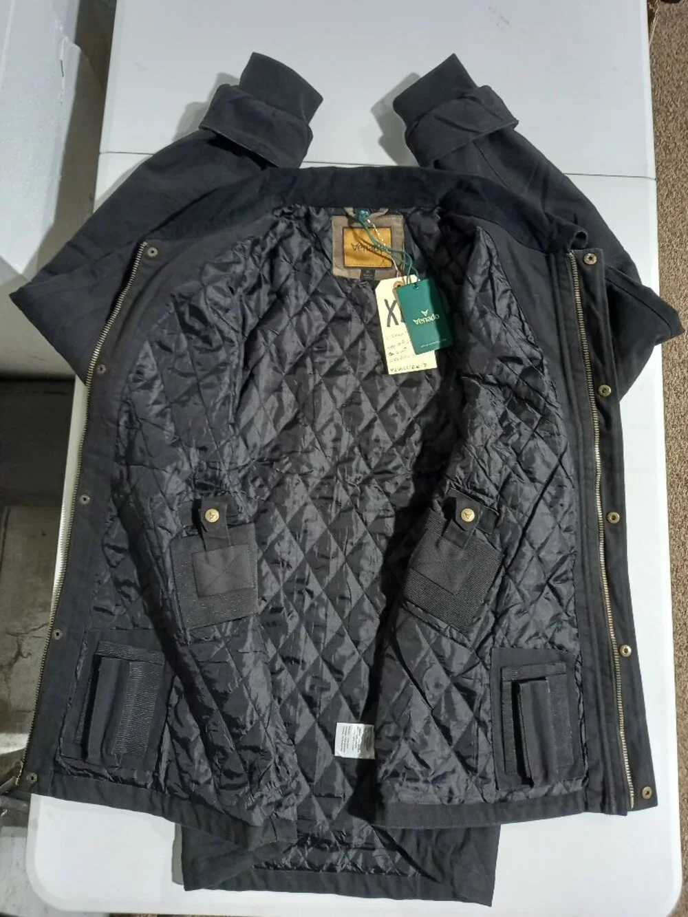 CANVAS CONCEALED CARRY JACKET - Black | XL - Picture 4 of 8